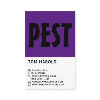 Modern Bold, Pest Control