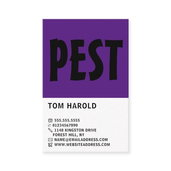 Modern Bold, Pest Control