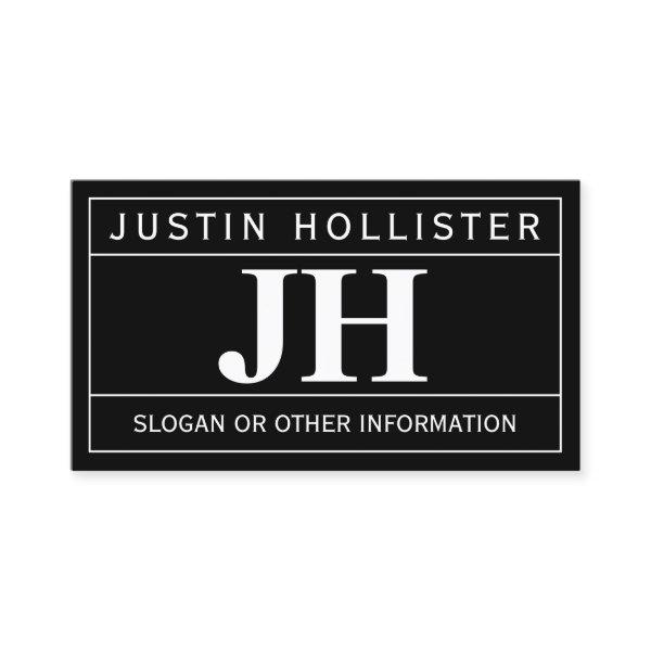 Modern Bold Professional | Black & White