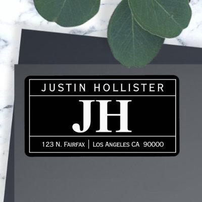 Modern Bold Professional | Black & White Label