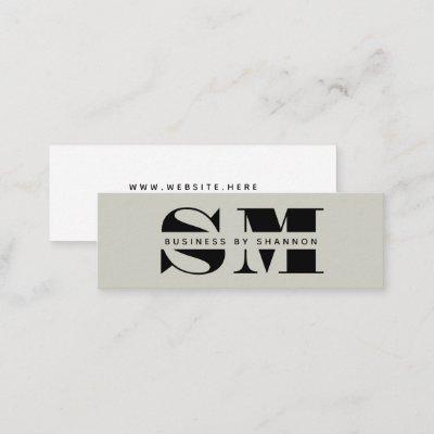 Modern Bold Professional Custom Monogram Mini