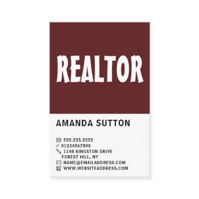 Modern Bold, Realtor, Estate Agent