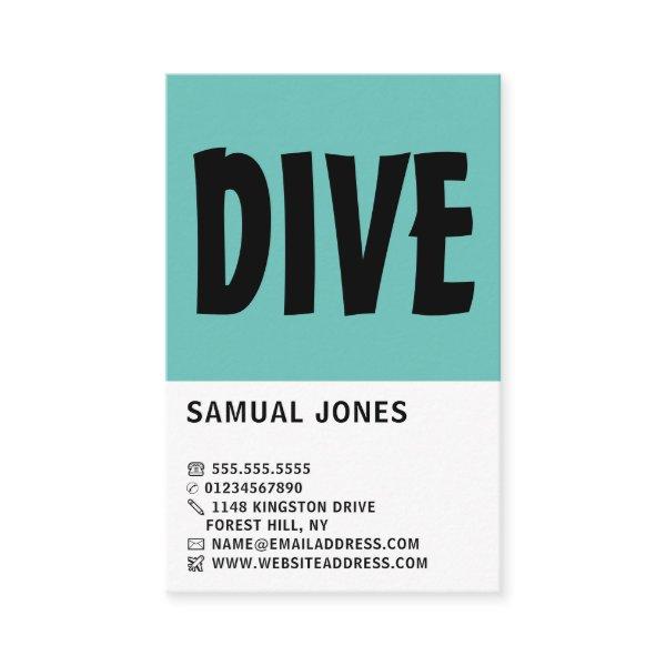 Modern Bold, Scuba Diving Instructor