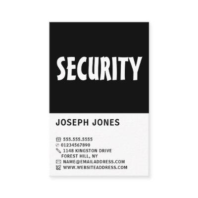 Modern Bold, Security Service