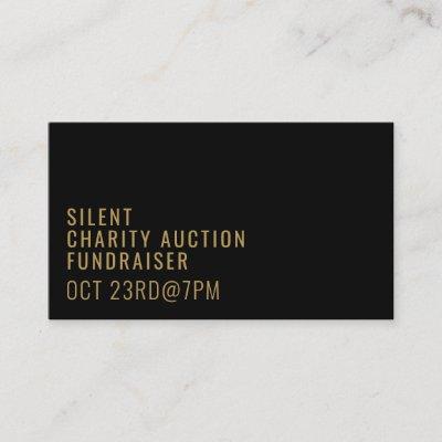 Modern Bold, Silent Charity Auction Event