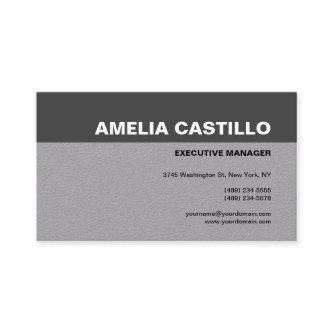 Modern Bold Text Contemporary Plain Premium Grey