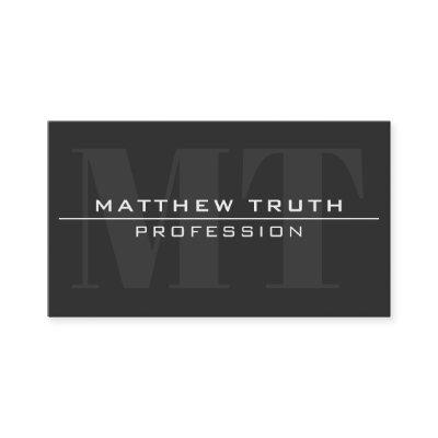 Modern Bold Very Dark Grey White Text