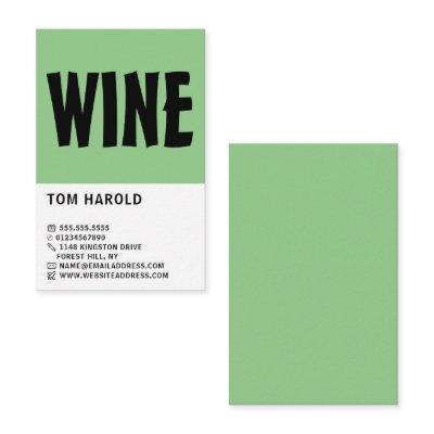 Modern Bold, Wine Bar/Winery