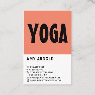Modern Bold, Yoga Instructor