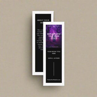 Modern Bookmark Author Writer Book Launch Mini