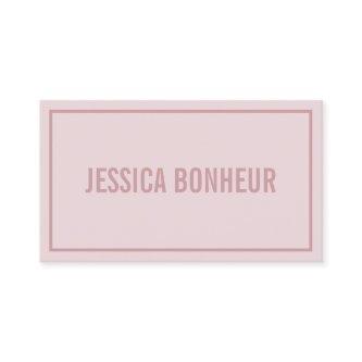 Modern Border Your Name or Business's Name | Blush