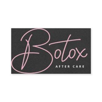 Modern Botox Lip Filler Instruction Aftercare Card