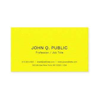 Modern Bright Brilliant Neon Yellow Template