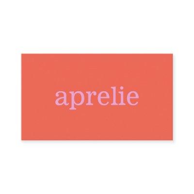 Modern Bright Orange Pink Creative Professional