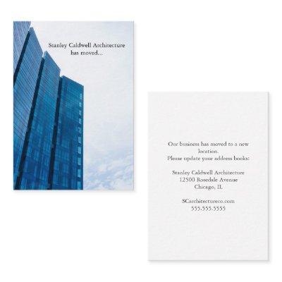 Modern Building Vertical Custom Business Moving