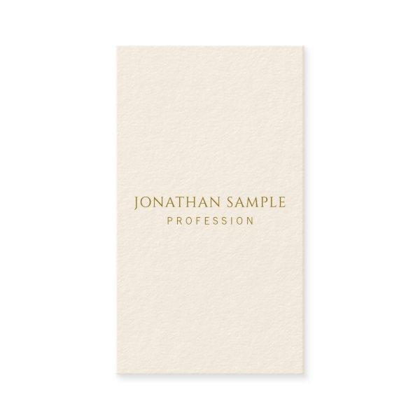 Modern  Gold Text Template Vertical