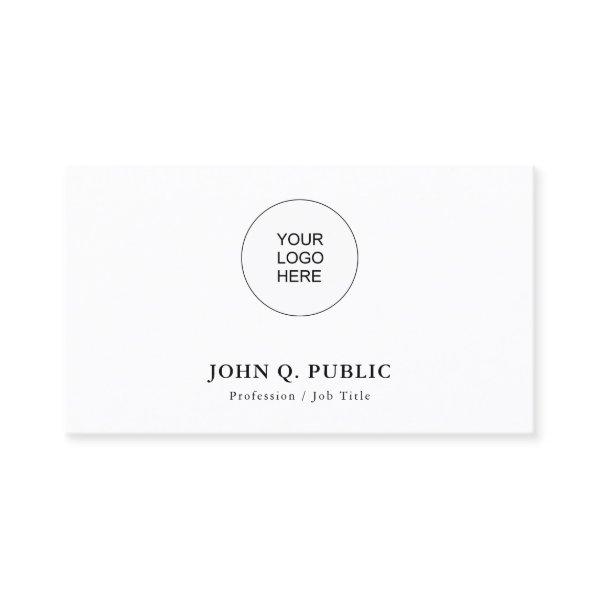 Modern  Upload Own Company Logo Here