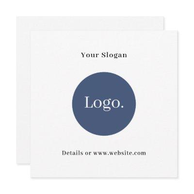 Modern Business Logo Promotional Stationery Note Card