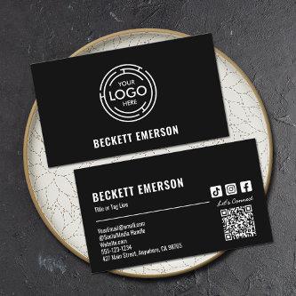 Modern Business Logo QR Code
