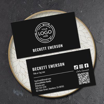 Modern Business Logo QR Code
