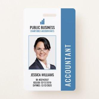 Modern Business Logo Staff Employee ID Badge