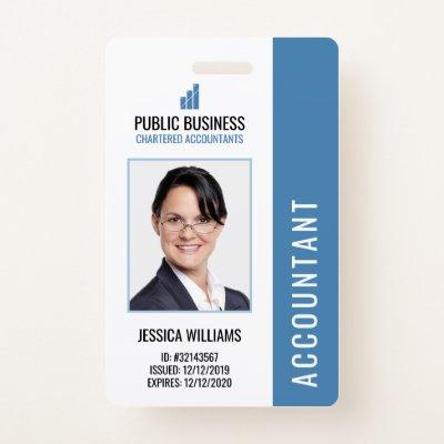 Modern Business Logo Staff Employee ID Badge