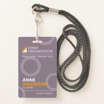 Modern Business Seminar Conference Event  Badge