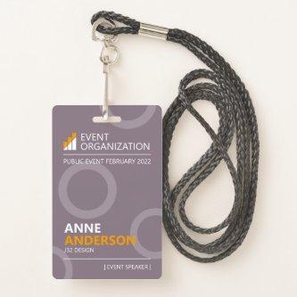 Modern Business Seminar Conference Event  Badge