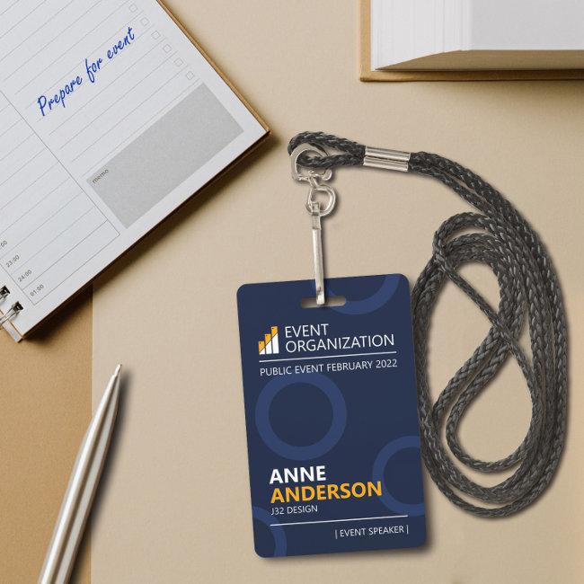 Modern Business Seminar Conference Event  Badge