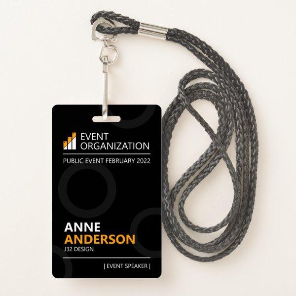 Modern Business Seminar Conference Event  Badge