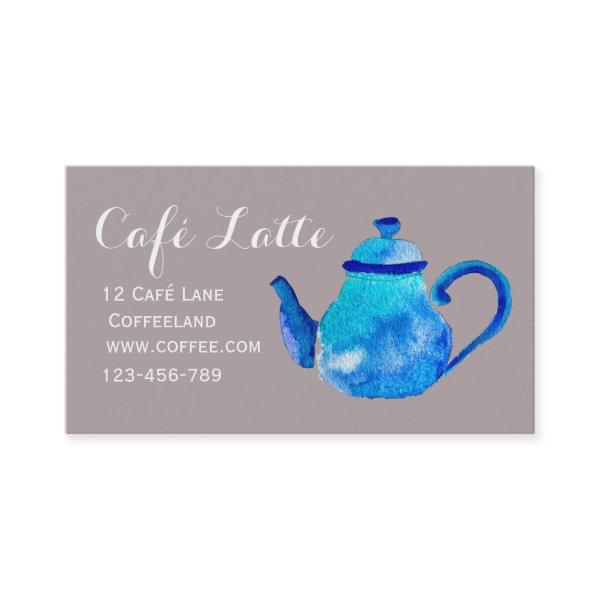 Modern cafe tea shop teapot