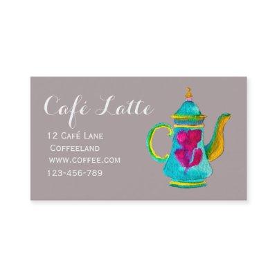 Modern cafe tea shop teapot