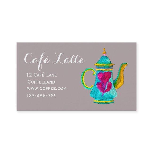 Modern cafe tea shop teapot