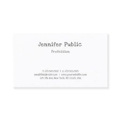 Modern Calligraphed Simple Professional Elegant