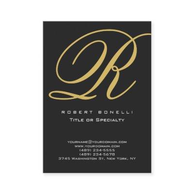 Modern Calligraphy Gold Monogram