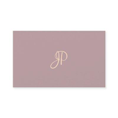 Modern Calligraphy Script Monogrammed Template