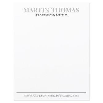 Modern Calligraphy Simple Typography Professional