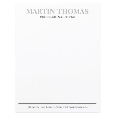Modern Calligraphy Simple Typography Professional