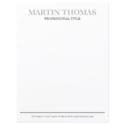 Modern Calligraphy Simple Typography Professional