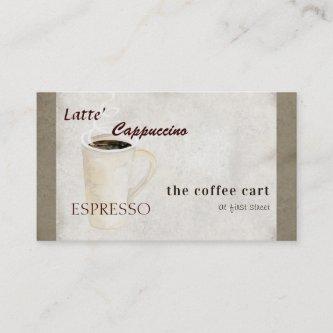Modern Cappuccino Espresso n Latte Coffee Shop