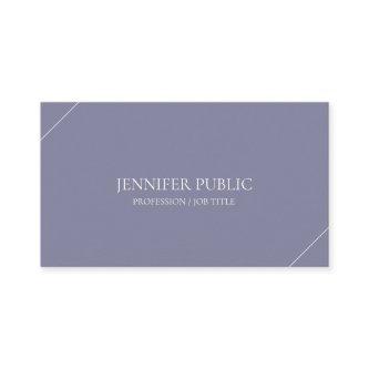 Modern Chic Design Purple Violet Stylish Plain