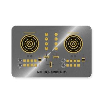 Modern Chrome-Tone Faux DJ Controller 2020