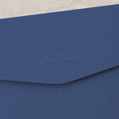 Modern Classic Home Address Embosser
