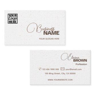Modern Classic Simple Light Gray with Logo Elegant