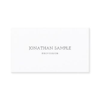 Modern Clean Design Elegant Plain Professional