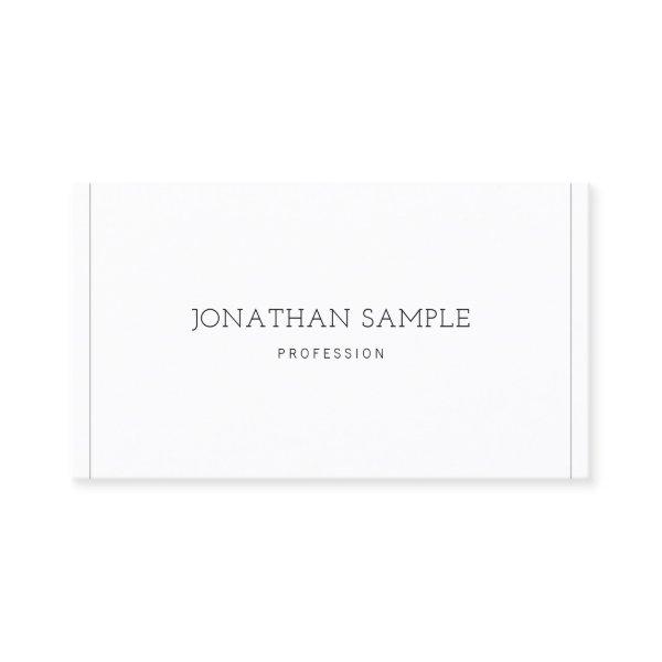 Modern Clean Design Elegant Plain Professional