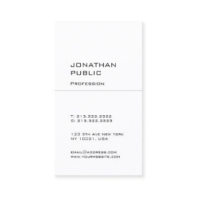 Modern Clean Elegant Design Plain Professional