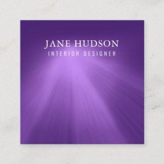 Modern Clean Elegant Design Purple Light Luxurious Square
