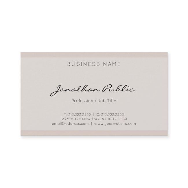 Modern Clean Elegant Minimalist Professional Cool