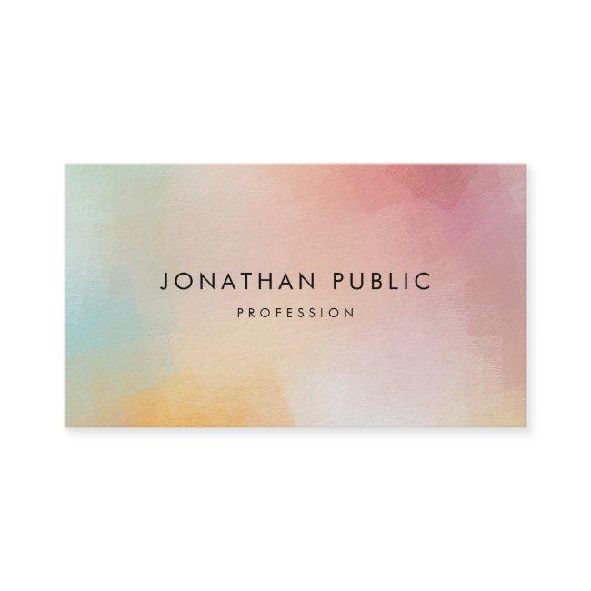 Modern Colorful Abstract Art Elegant Professional